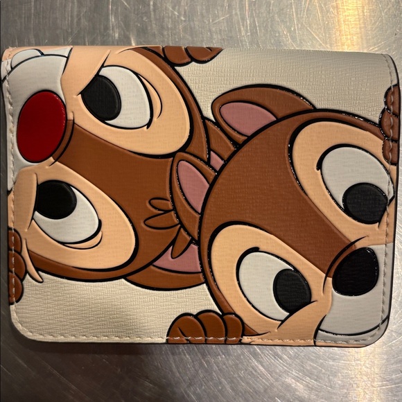 Kate Spade Disney X KSNY Chip N Dale Small Wallet, Meringue Multi - Picture 1 of 3